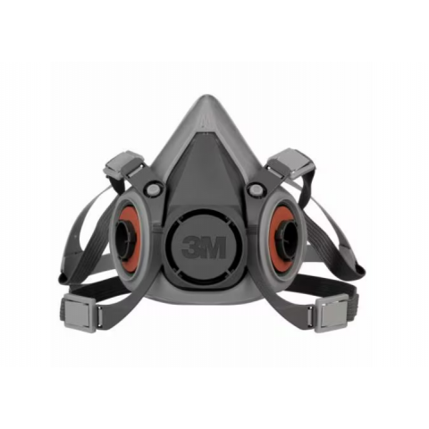 3M 6200 Yarım Yüz Maskesi – Orta Boy – Çift Filtreli Profesyonel Solunum Koruyucu